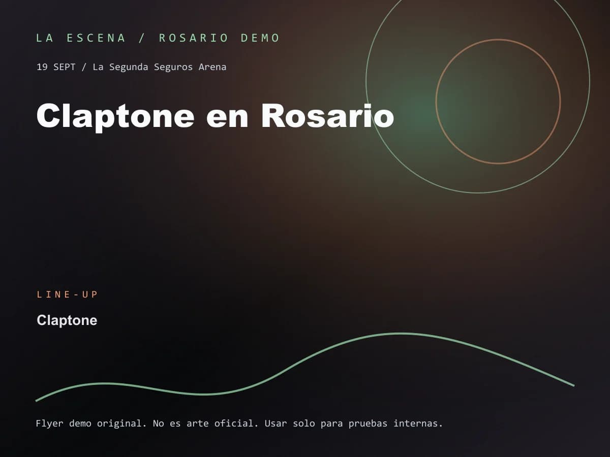 Claptone en Rosario