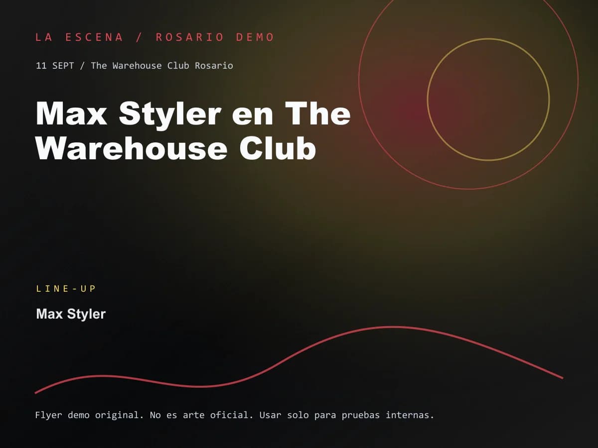Max Styler en The Warehouse Club