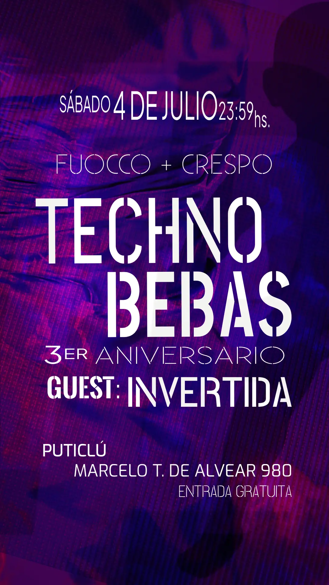TECHNO BEBAS: 3ER ANIVERSARIO