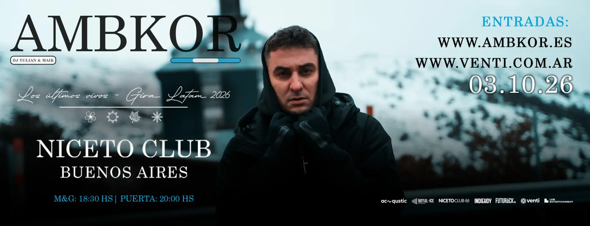 AMBKOR en Niceto Club (+16 años)