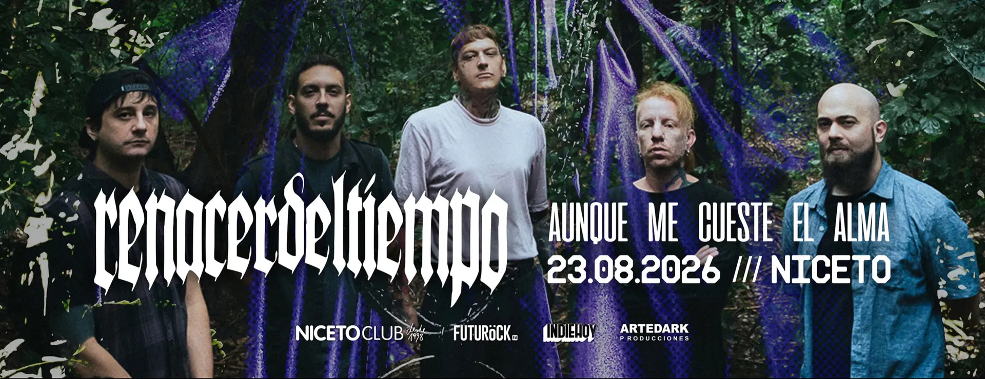Renacer del Tiempo presenta "Aunque Me Cueste El Alma" en Niceto Club (+18 años)