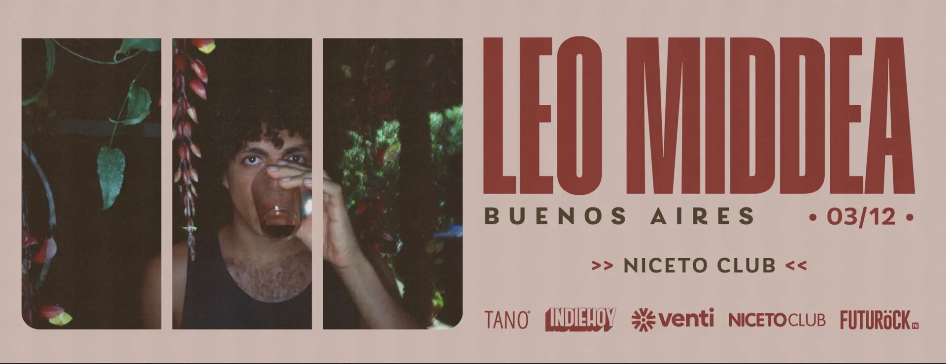 LEO MIDDEA PRESENTA NOTICIAS DE PUGLIA EN BUENOS AIRES en Niceto Club (+18 años)