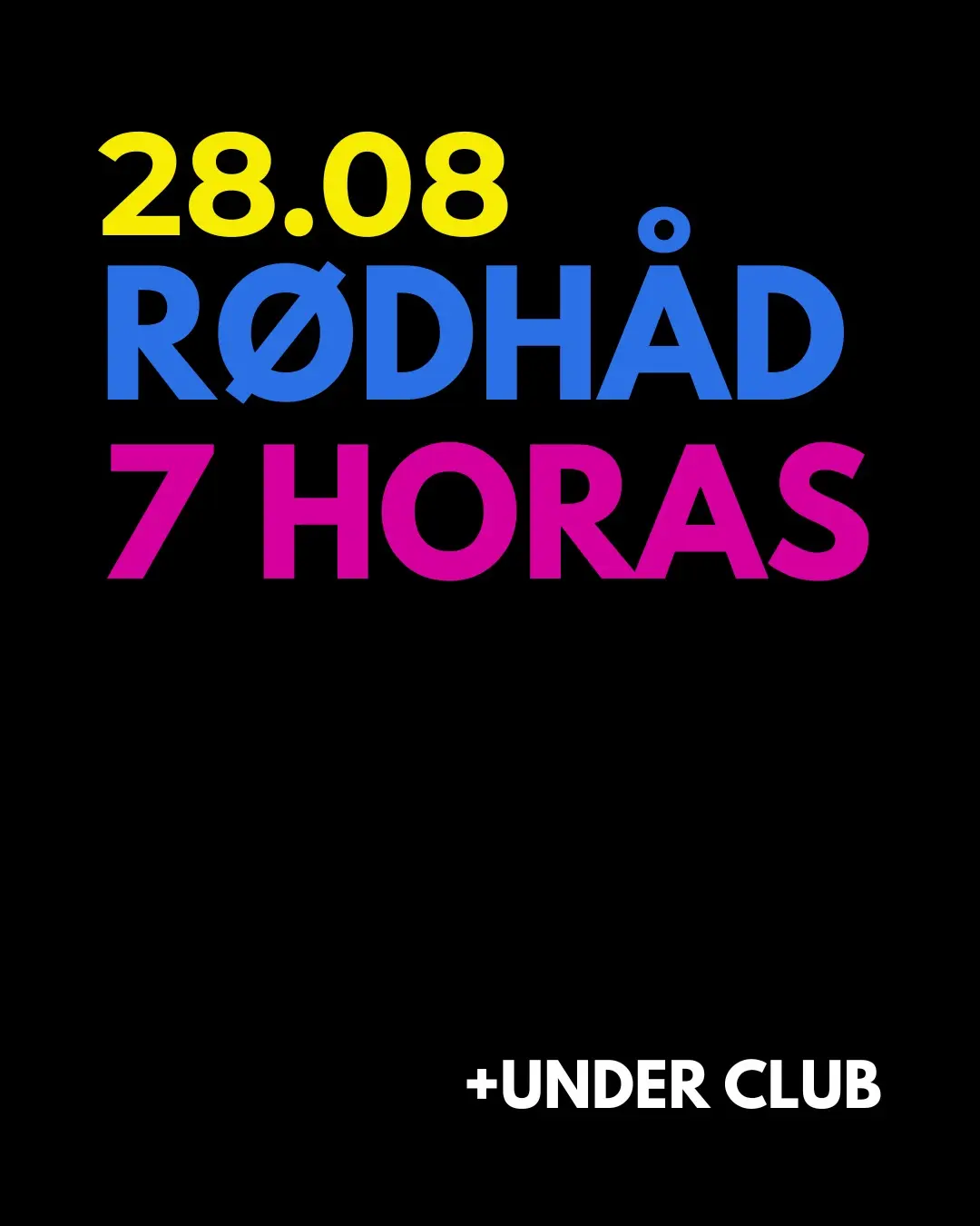 RØDHÂD 7 HORAS - + Under Club ( GASCÓN 1040 )