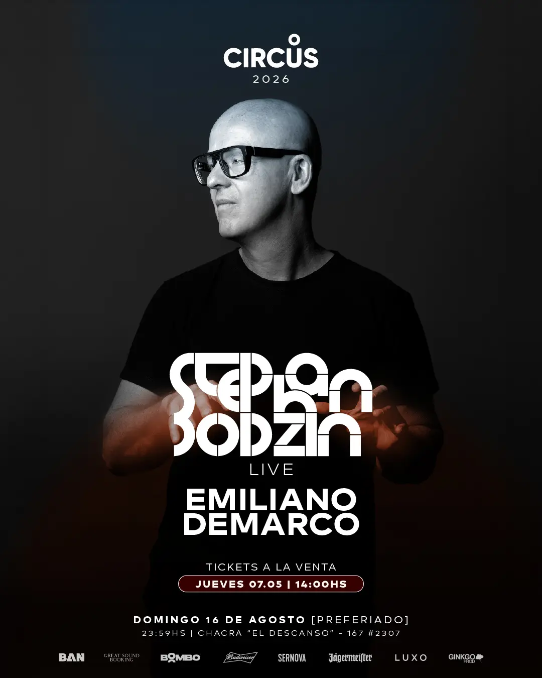 Stephan Bodzin + EMILIANO DEMARCO - by CIRCUS, LA PLATA