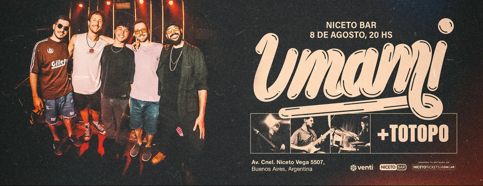 UMAMI x totopo en Niceto Bar