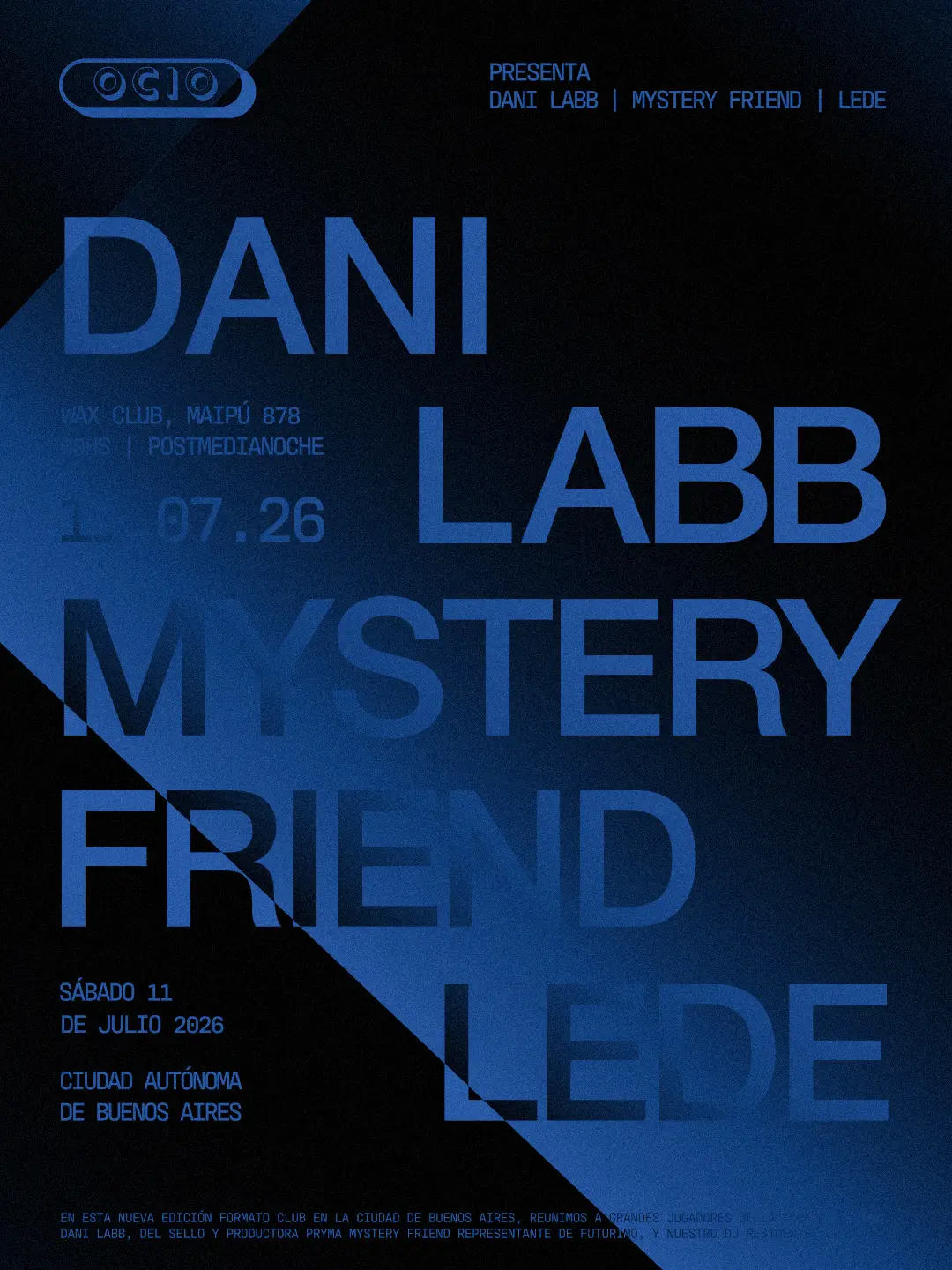 OCIO - Dani Labb, Mystery Friend, Lede - Wax Club