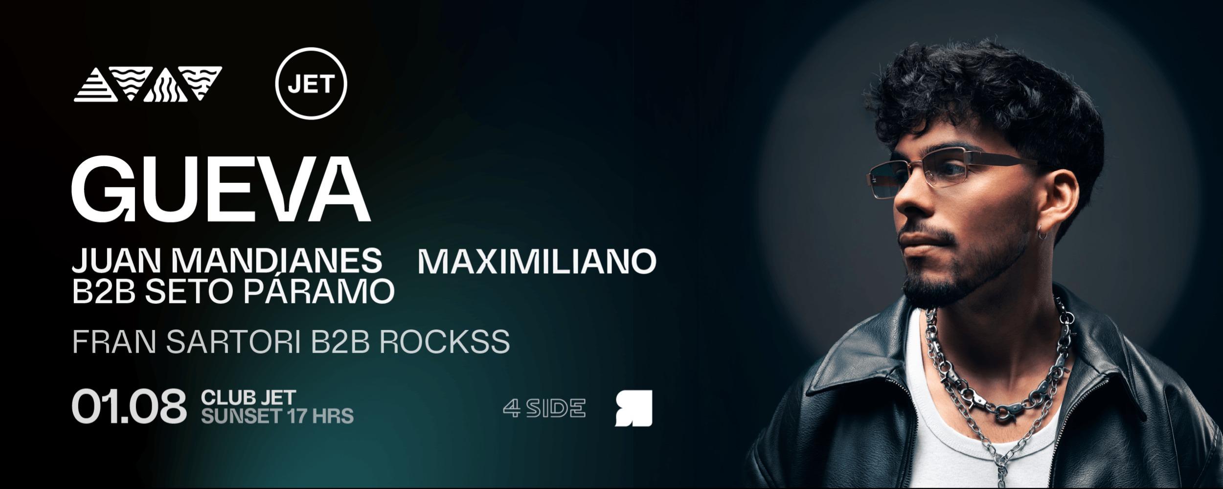 GUEVA + Juan Mandianes  b2b Seto Paramo + Maximiliano + Fran Sartori b2b Rockss