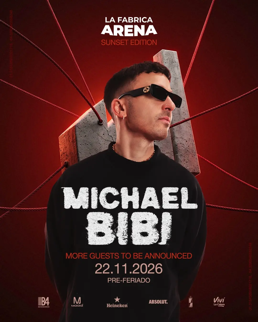 Michael Bibi & MORE ARTISTS [SUNSET EDITION] – by LA FABRICA, CORDOBA