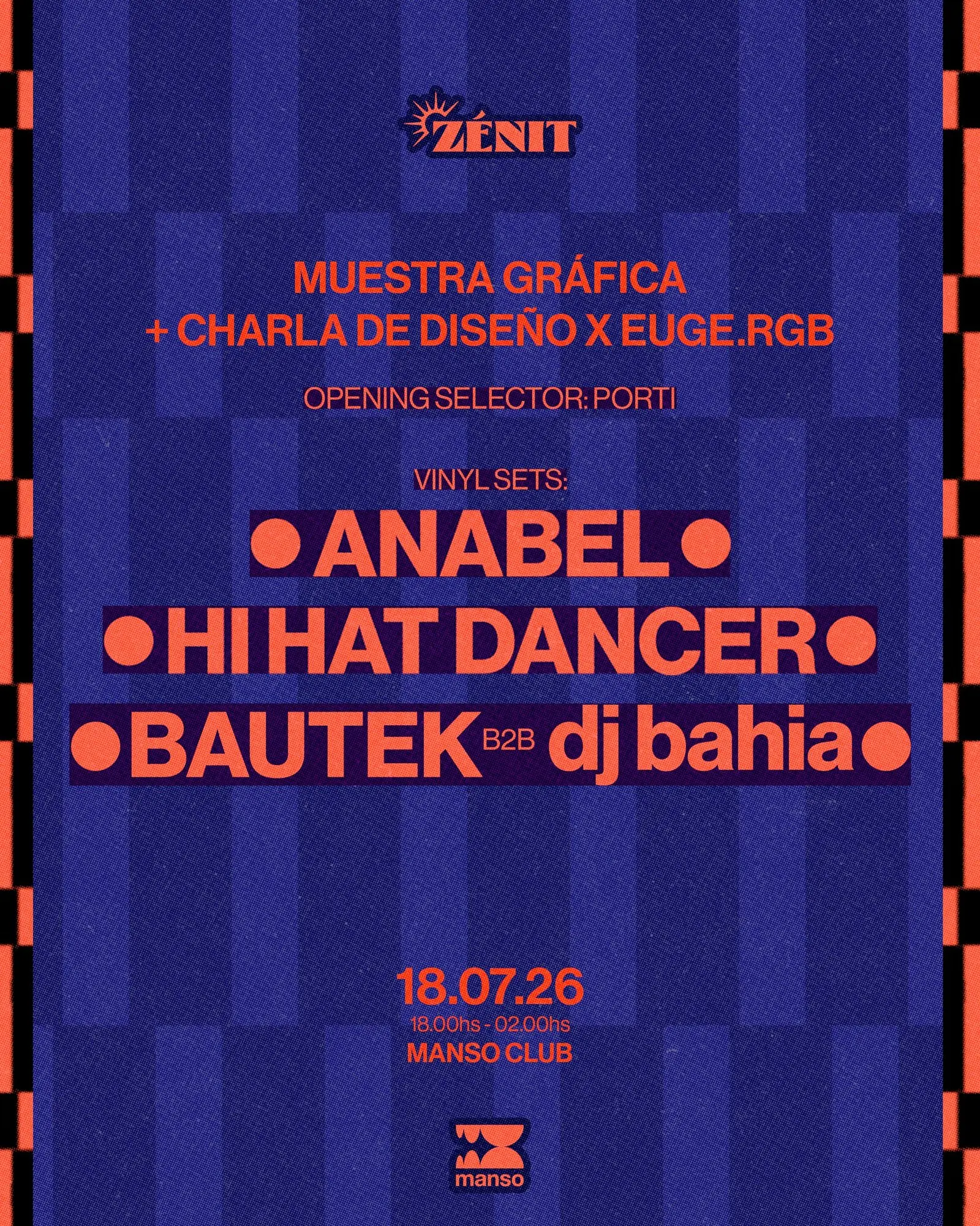 Zénit Aniversario x Euge.RGB x Manso Club