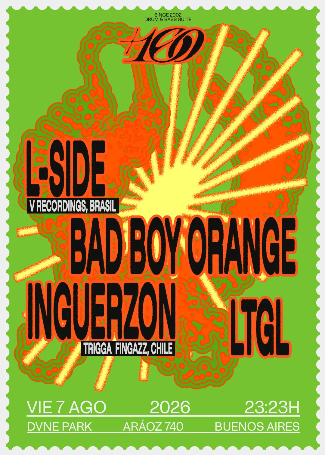 +160 Drum & Bass Suite with L-Side, Bad Boy Orange, Inguerzon y LTGL
