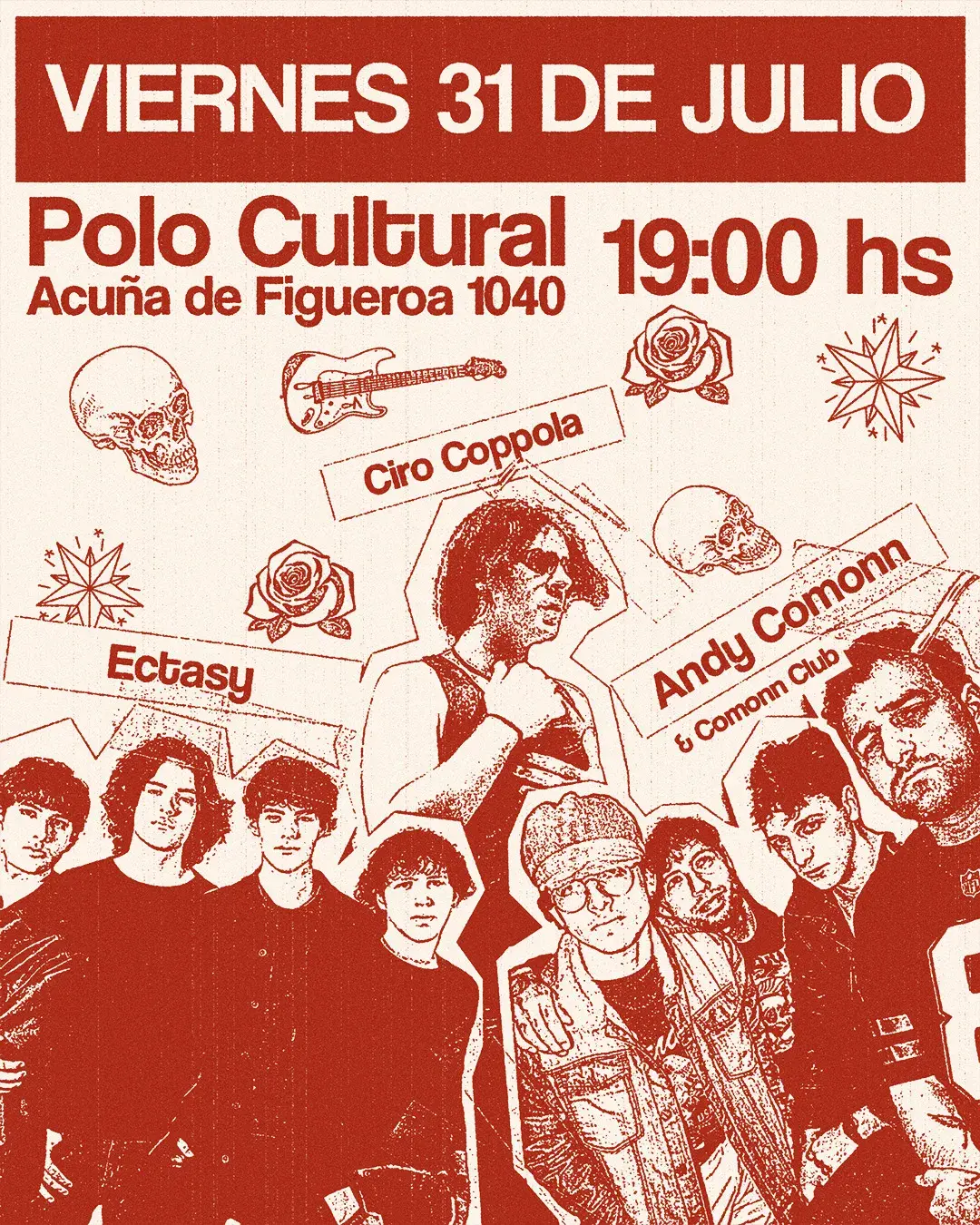 ANDY COMONN, CIRO COPPOLA Y ECTASY