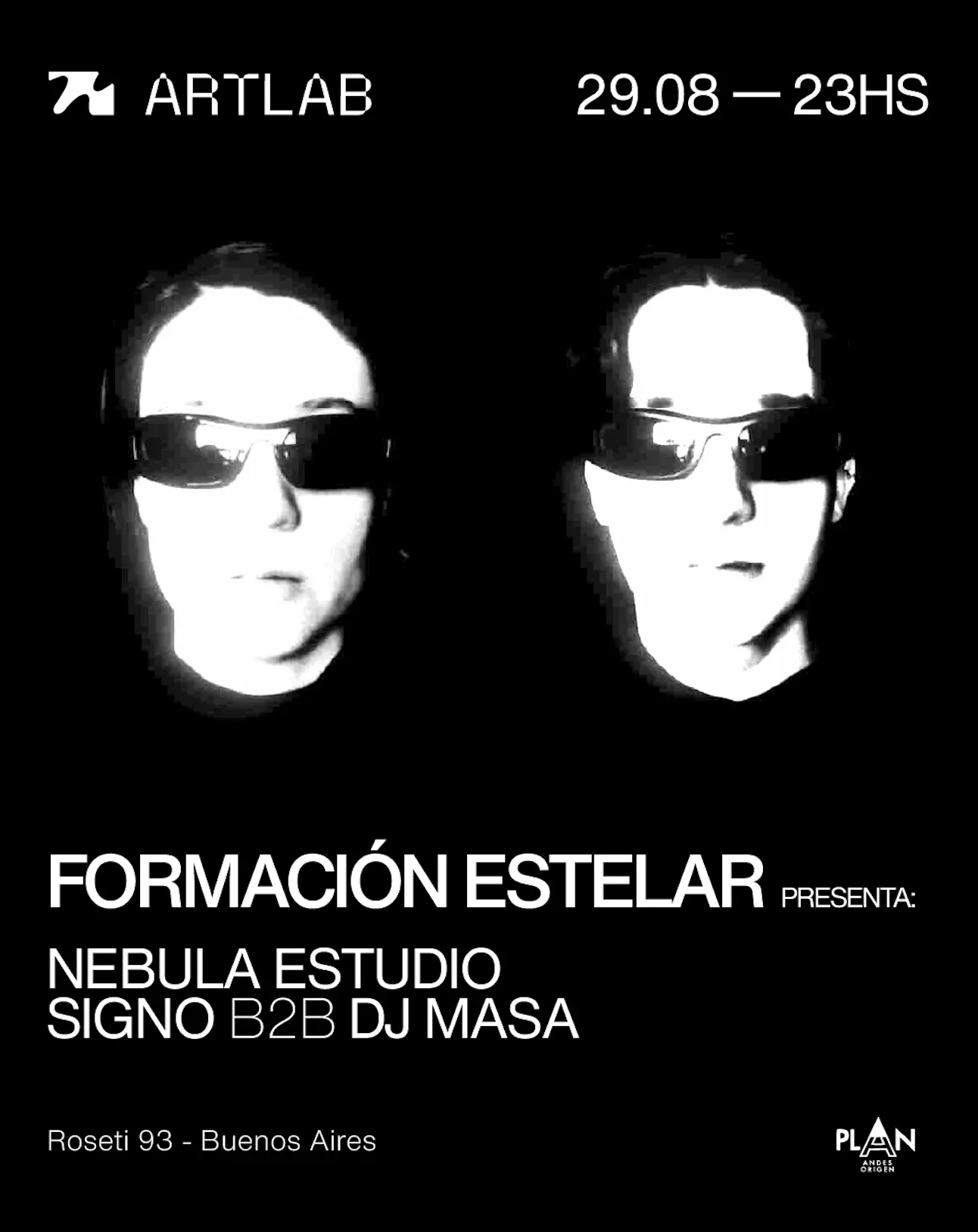 Formación Estelar presenta: Nebula Estudio + Signo B2B Dj Masa