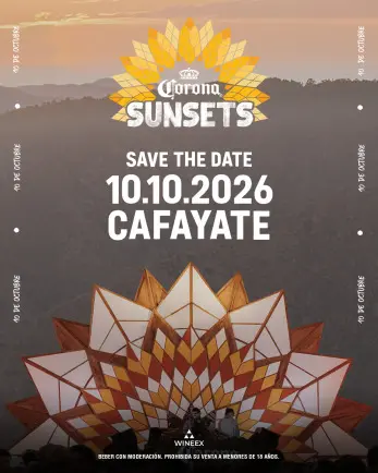 Corona Sunset x Wineex, Finca El Recreo, Cafayate Salta