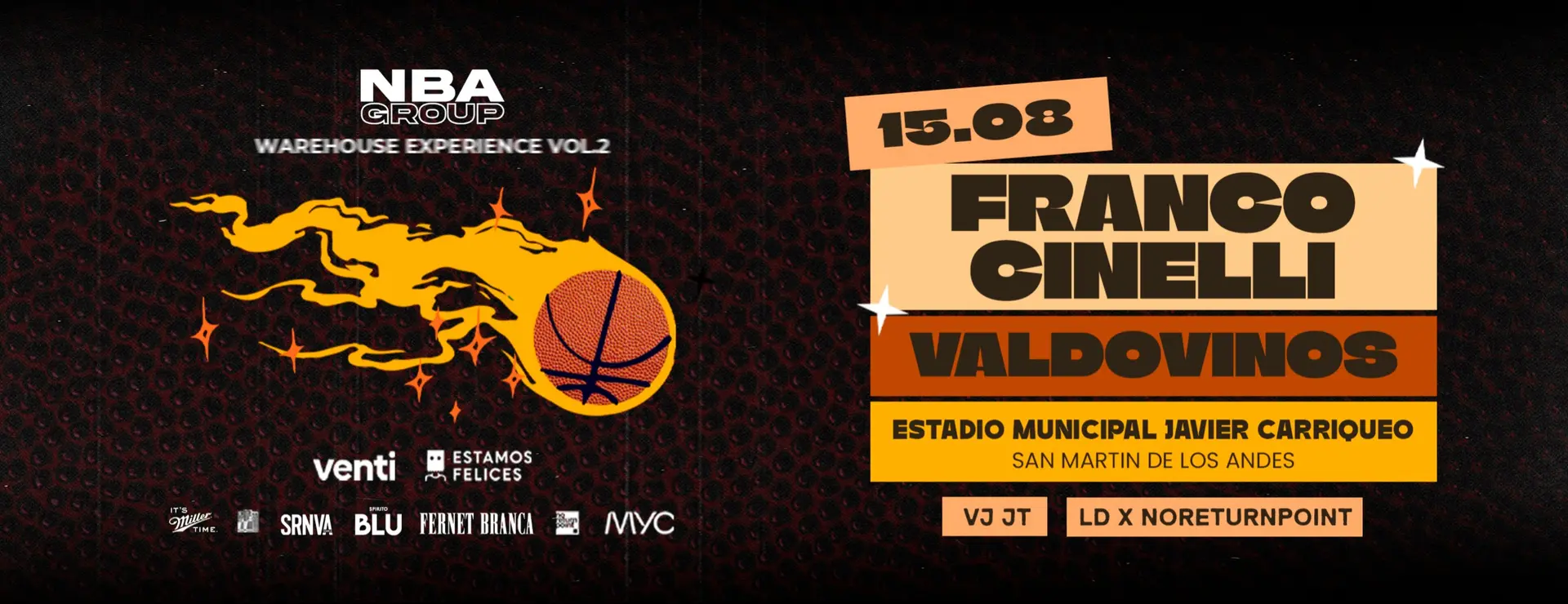NBA Group press: Franco Cinelli, Valdovinos | Sabado 15 AGO | San Martin de los Andes 