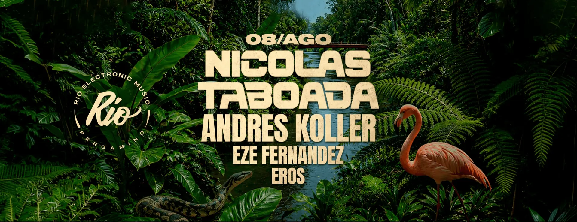 NICOLAS TABOADA - ANDRES KOLLER -EZE FERNANDEZ - EROS X RIO ELECTRONIC MUSIC Y NEW VISION 