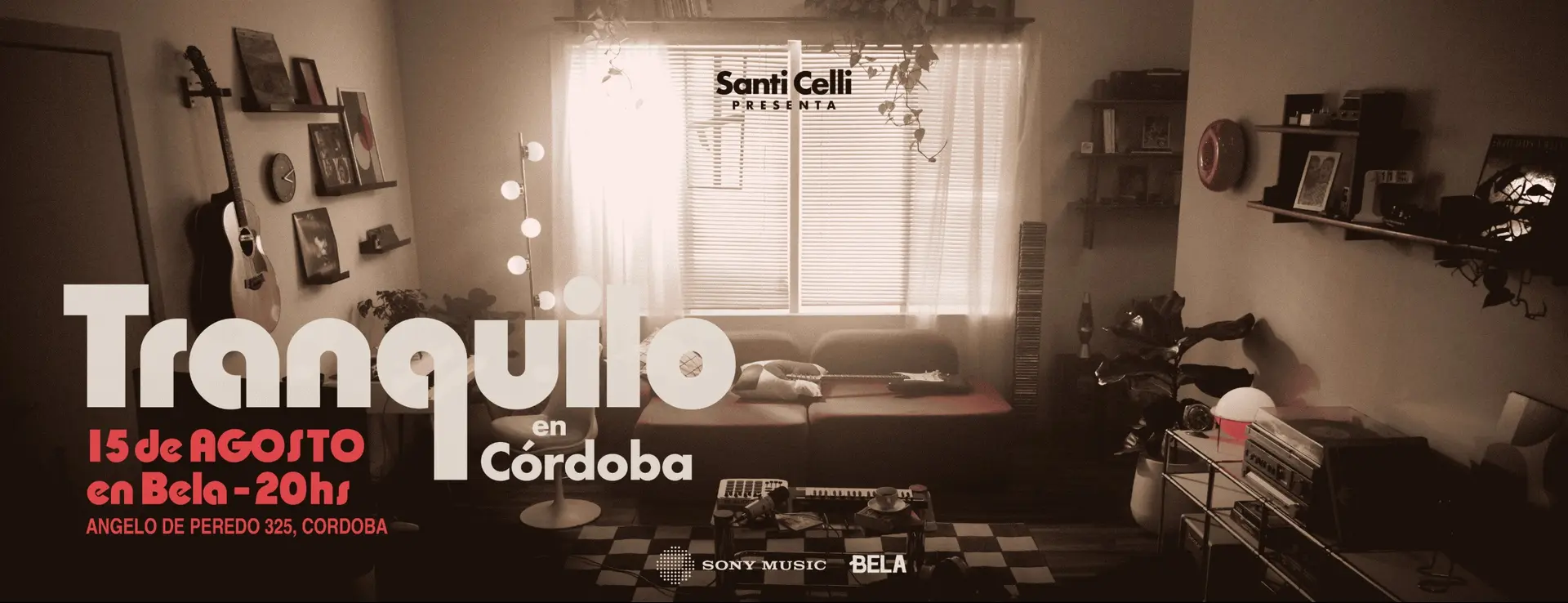 TRANQUILO de SANTI CELLI en CÓRDOBA x BELA