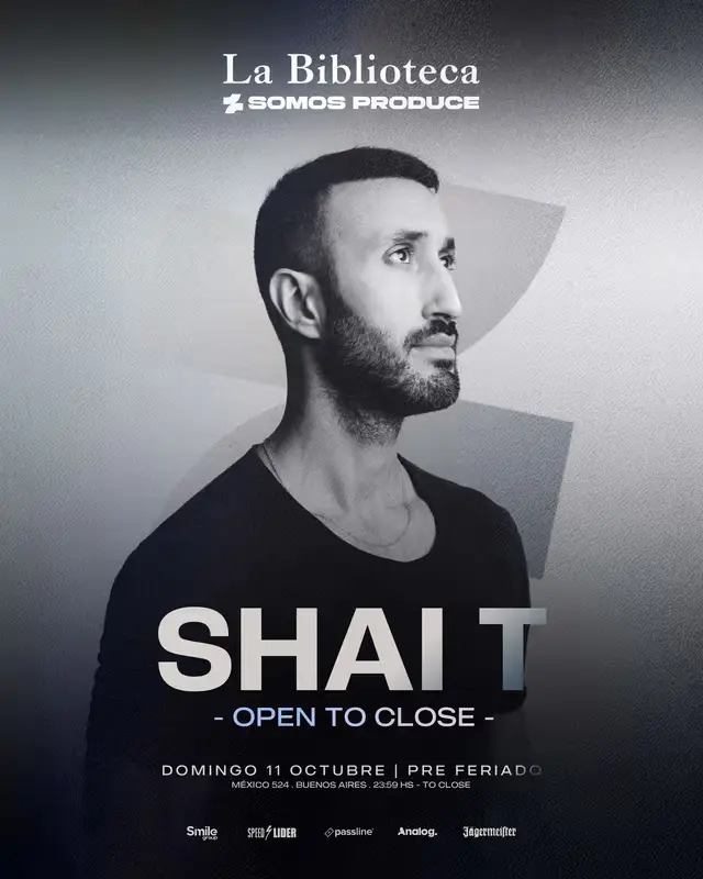 Shai T x Somos Produce – La Biblioteca, San Telmo Buenos Aires