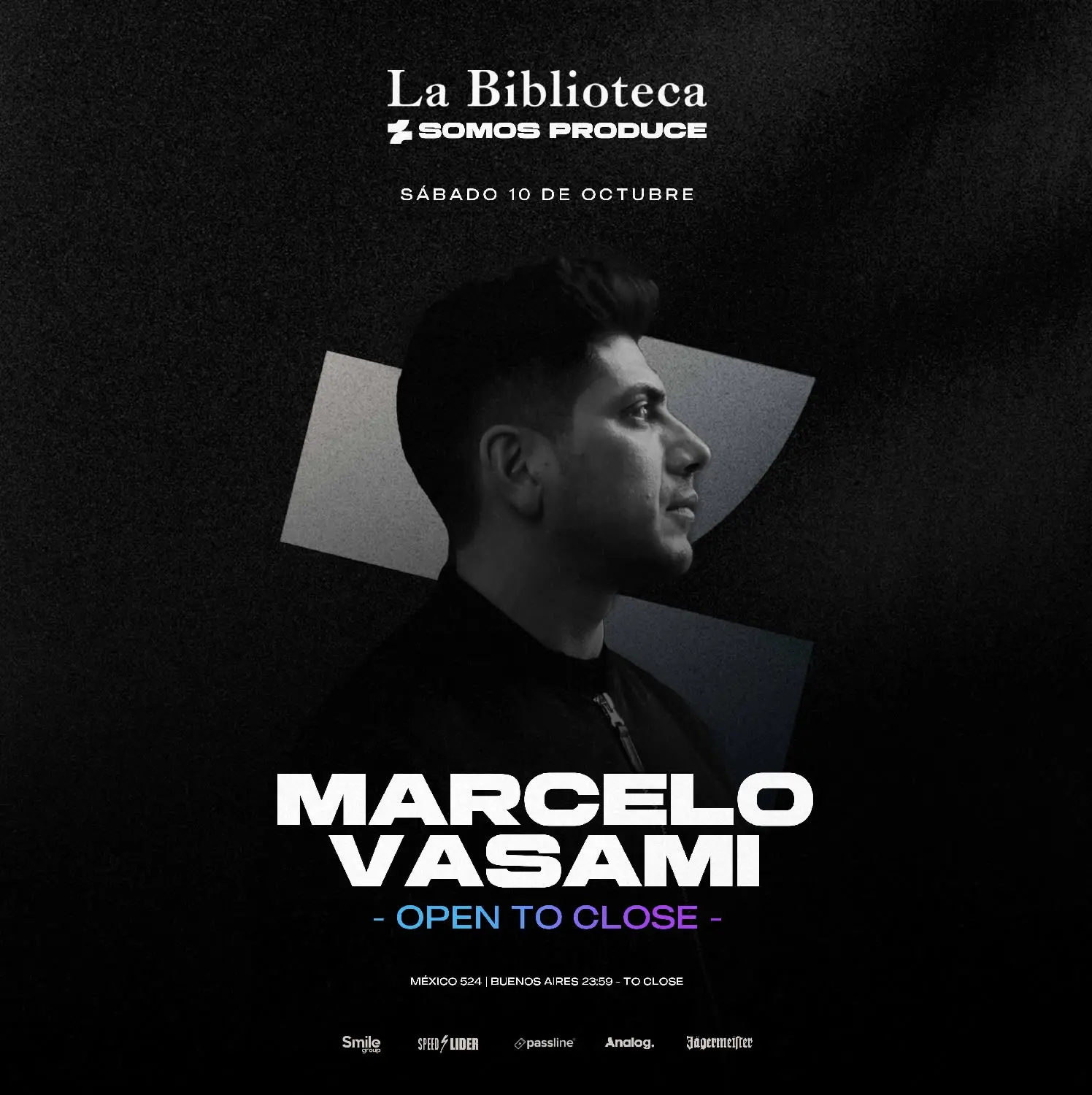 Marcelo Vasami - Somos Produce, La Biblioteca - ALLMusicParties