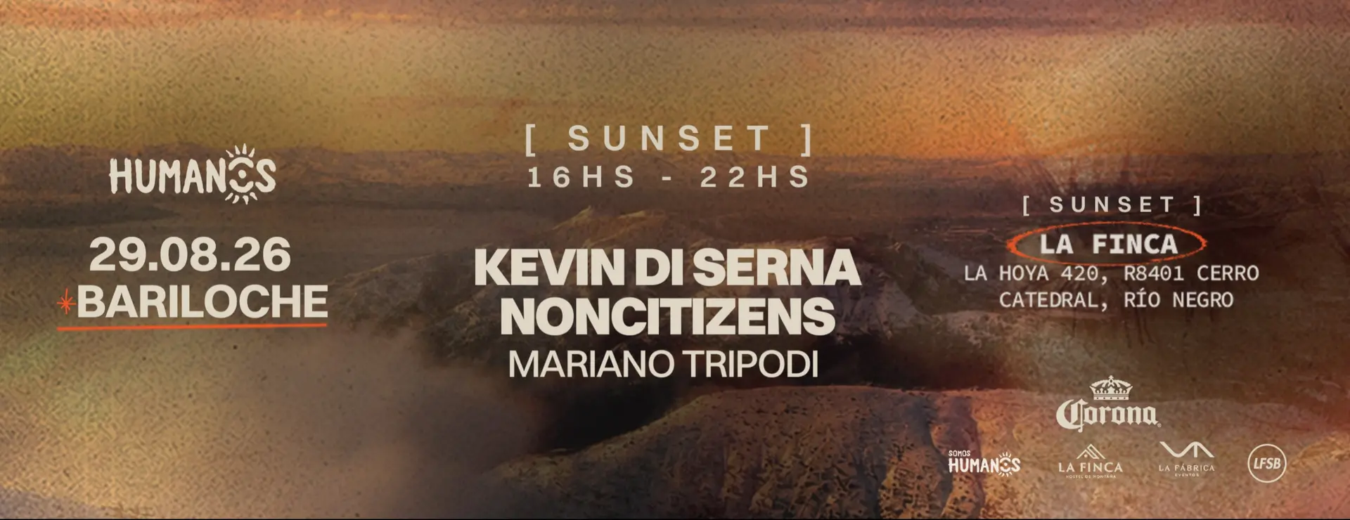 Humanos Sunset, Bariloche 29/8 KEVIN DI SERNA