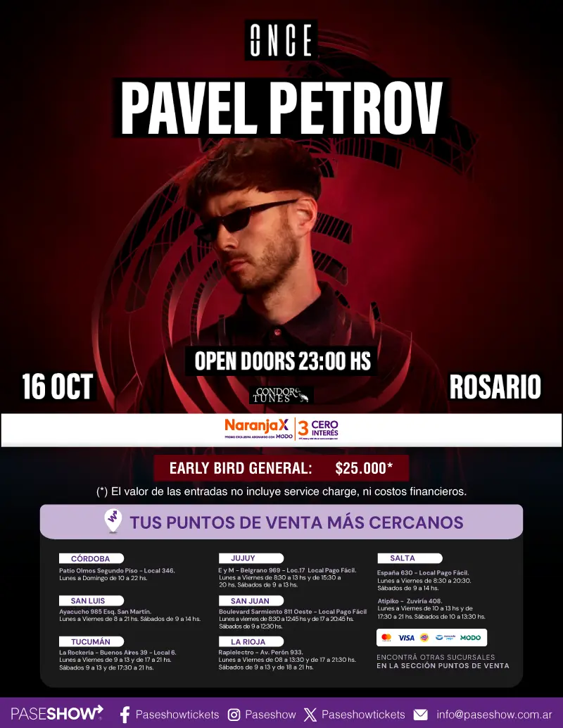 PAVEL PETROV X ONCE ROSARIO 26 SEPTIEMBRE