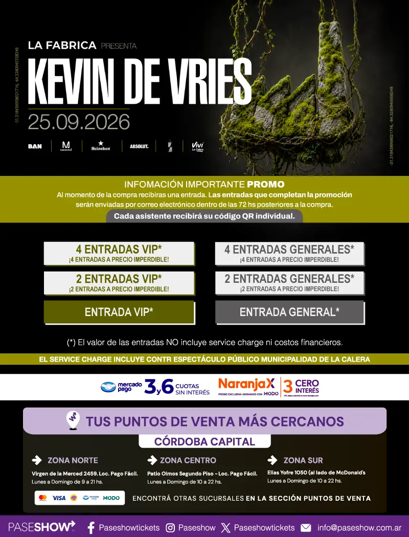 KEVIN DE VRIES LA FABRICA 25 DE SEPTIEMBRE