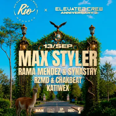 MAX STYLER || Elevated 2do Aniversario & Rio Electronic Music || Sunset Event