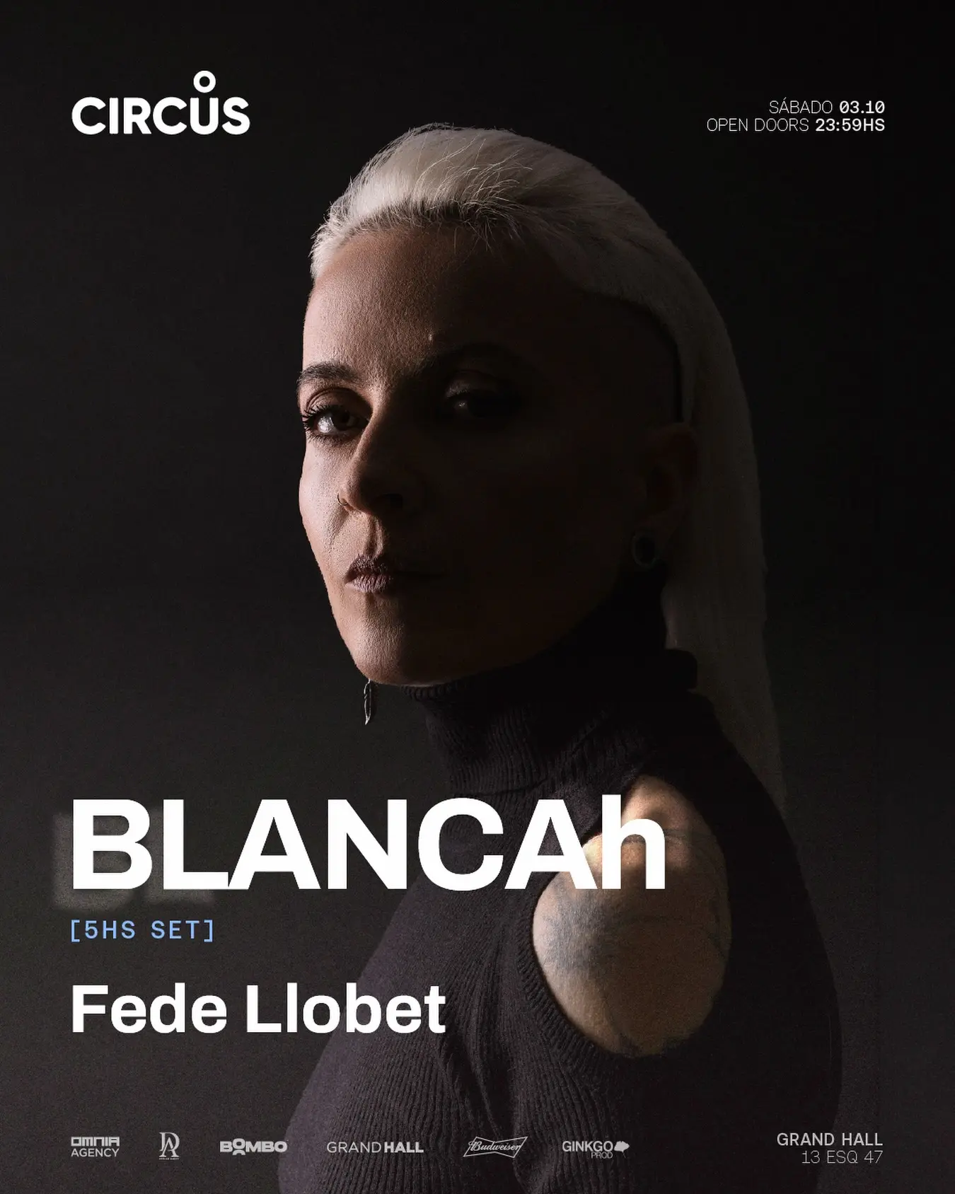 BLANCAh - Circus, Grand Hall La Plata - ALLMusicParties