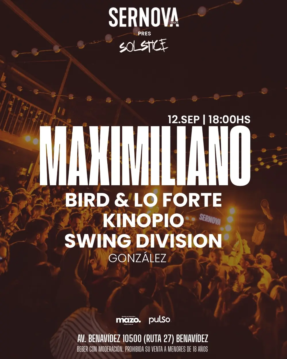 SOLSTICE feat MAXIMILIANO presentado por SERNOVA