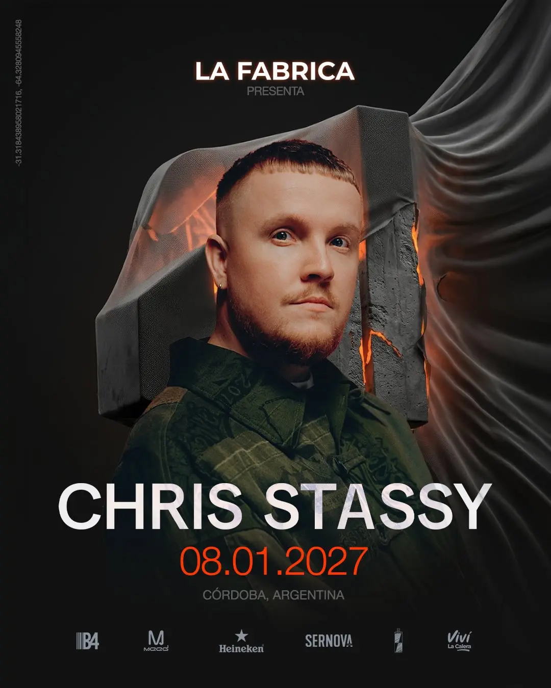 Chris Stassy - La Fábrica, Córdoba - ALLMusicParties
