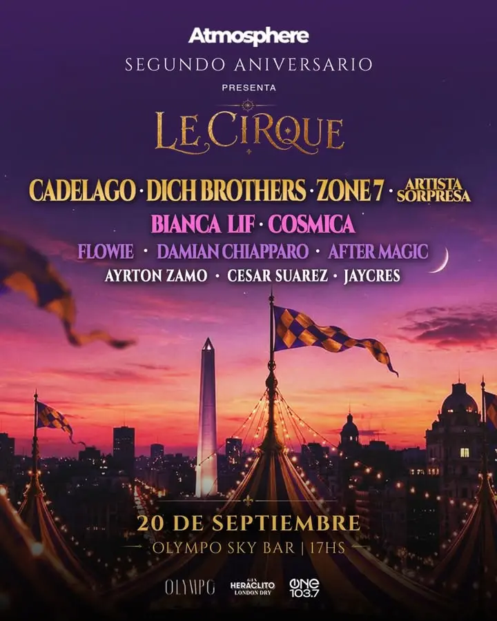 Cadelago, Dich Brothers, Zone7 - Sunset Olympo Sky Bar