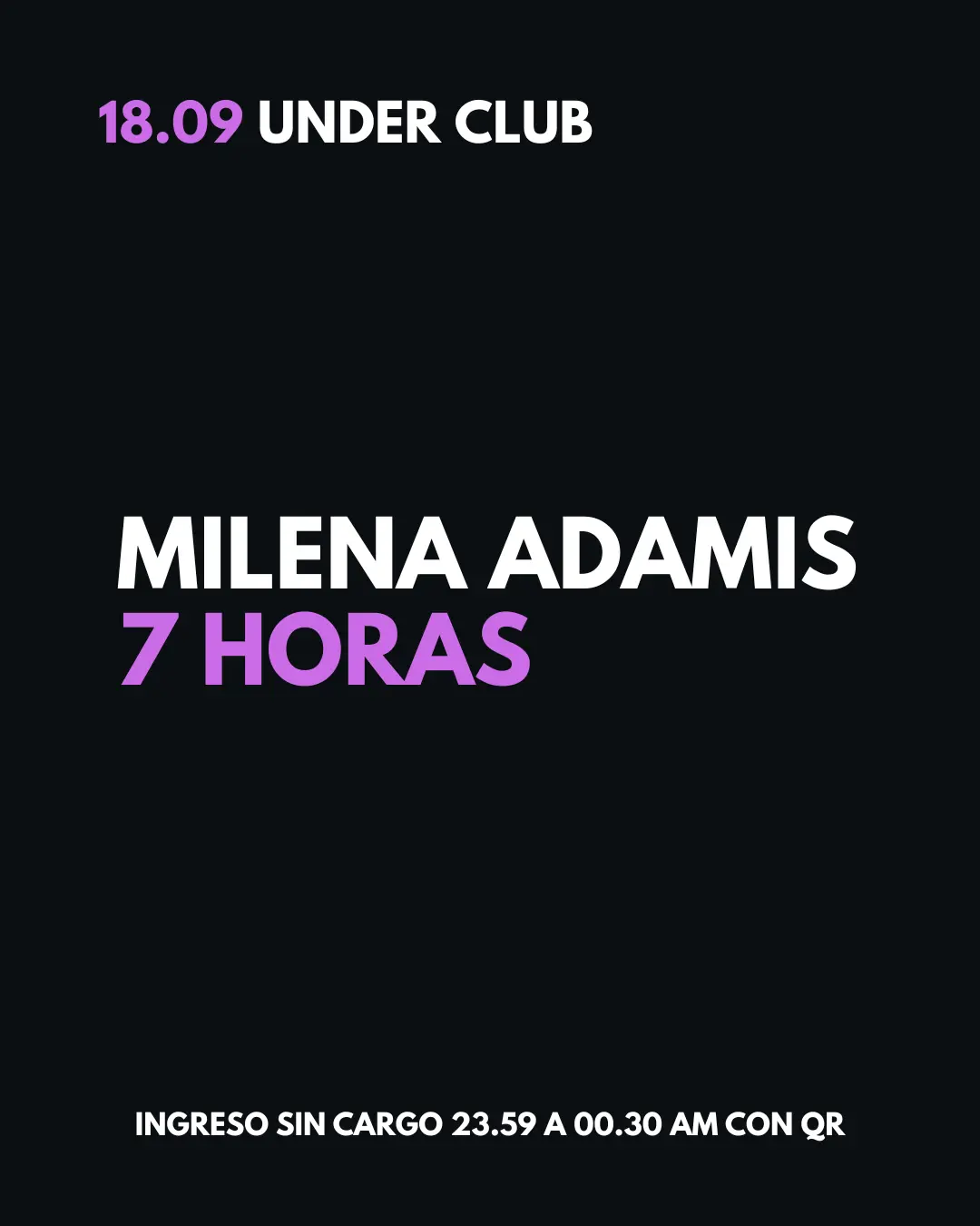 Milena Adamis 7 HORAS