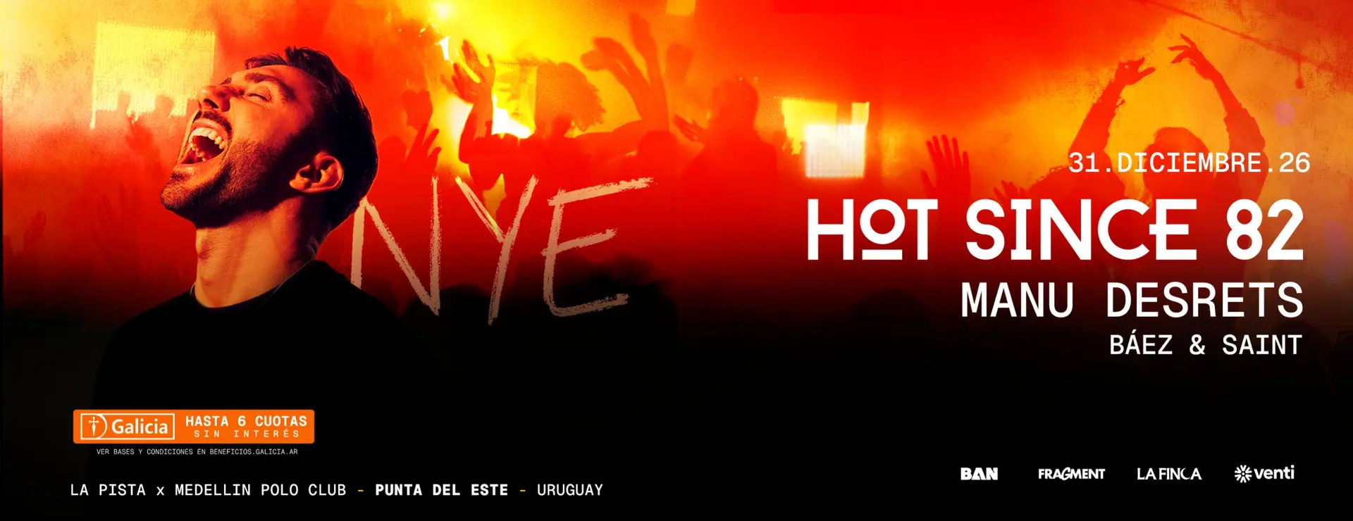 Hot Since 82 NYE 🎇 La Finca & Fragment