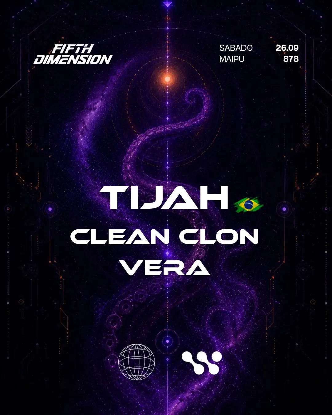 Fifth Dimension presents: TIJAH / CLEAN CLON / VERA