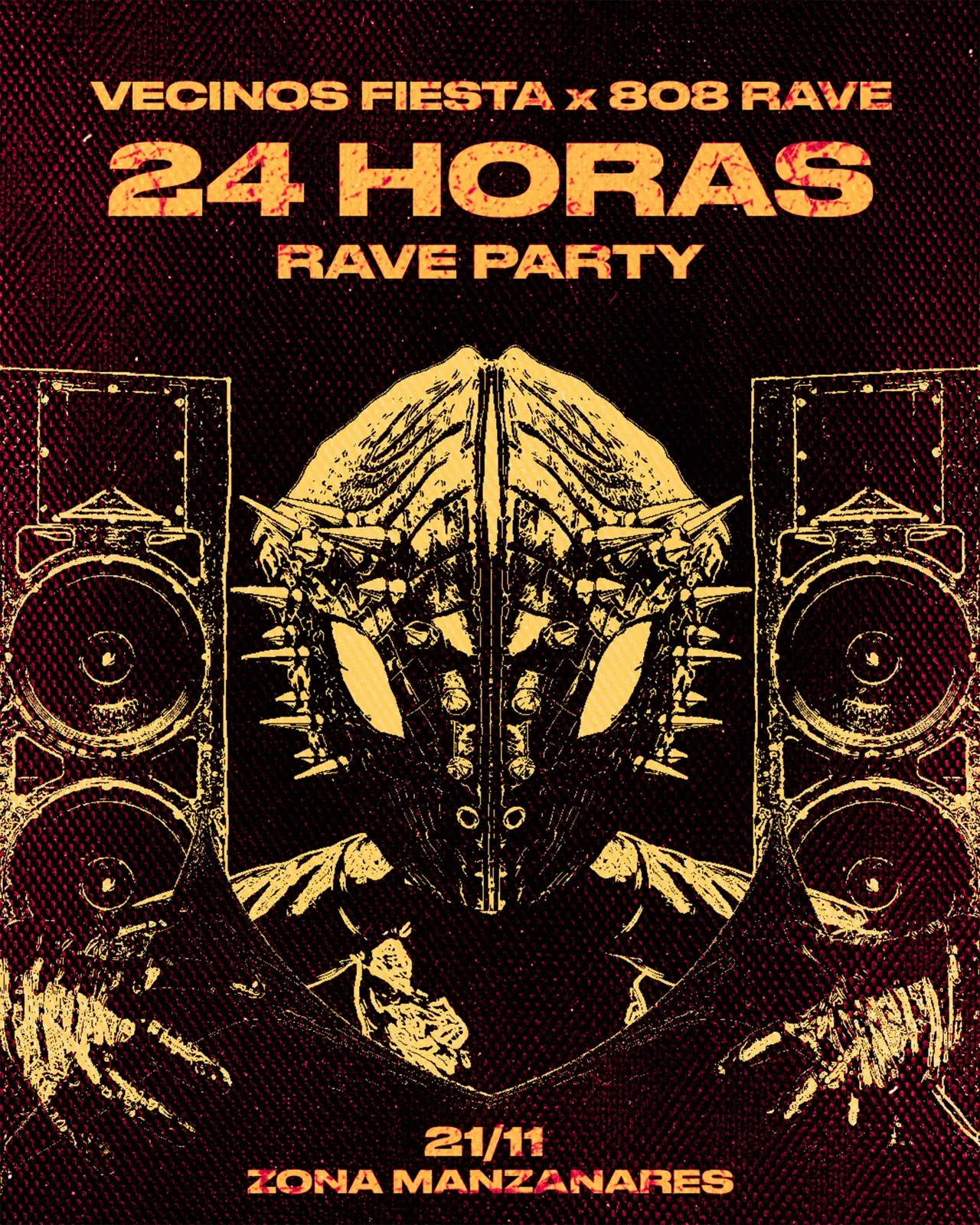 Vecinos Fiesta x 808 Rave - 24 Horas Rave Party
