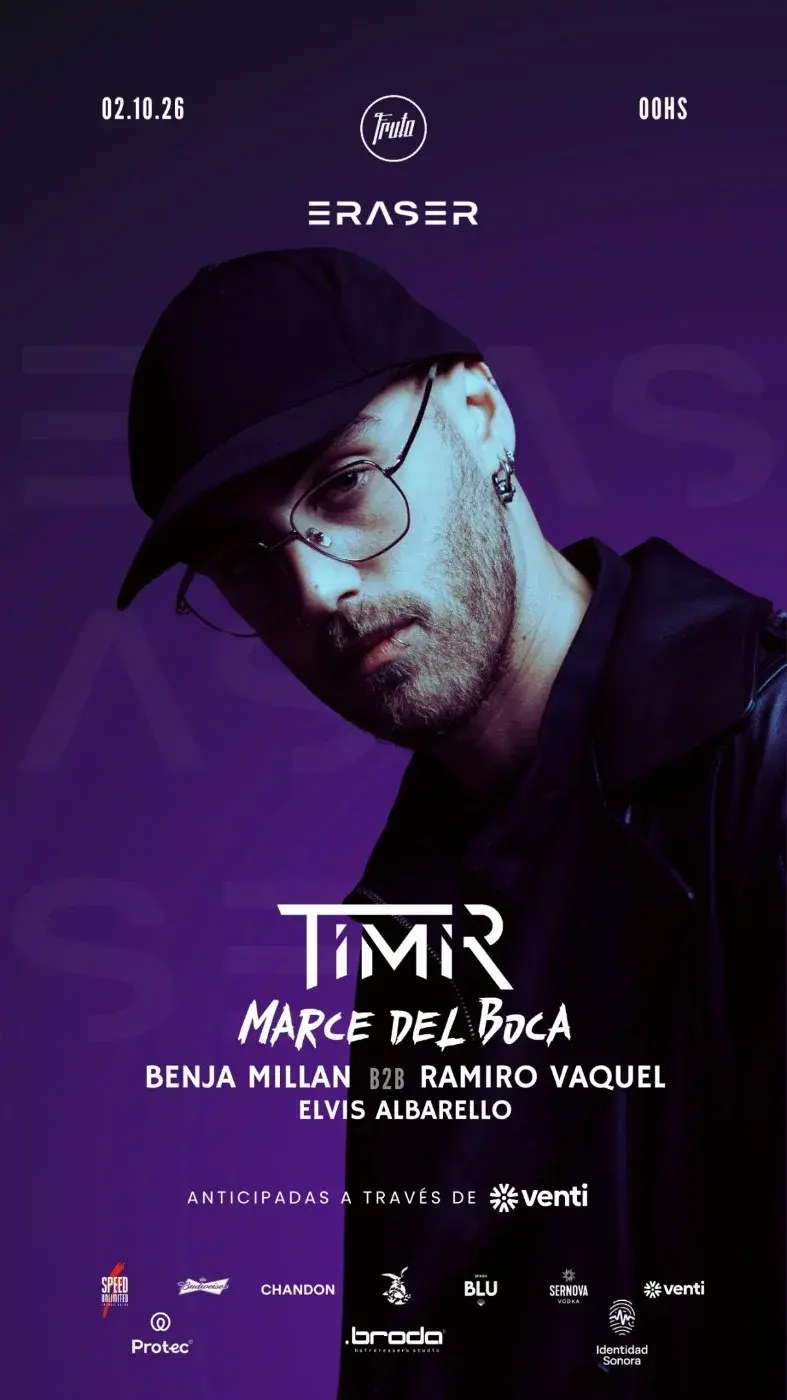 Timir | Marce del Boca | Benja Millan B2B Ramiro Vaquel | Elvis Albarello