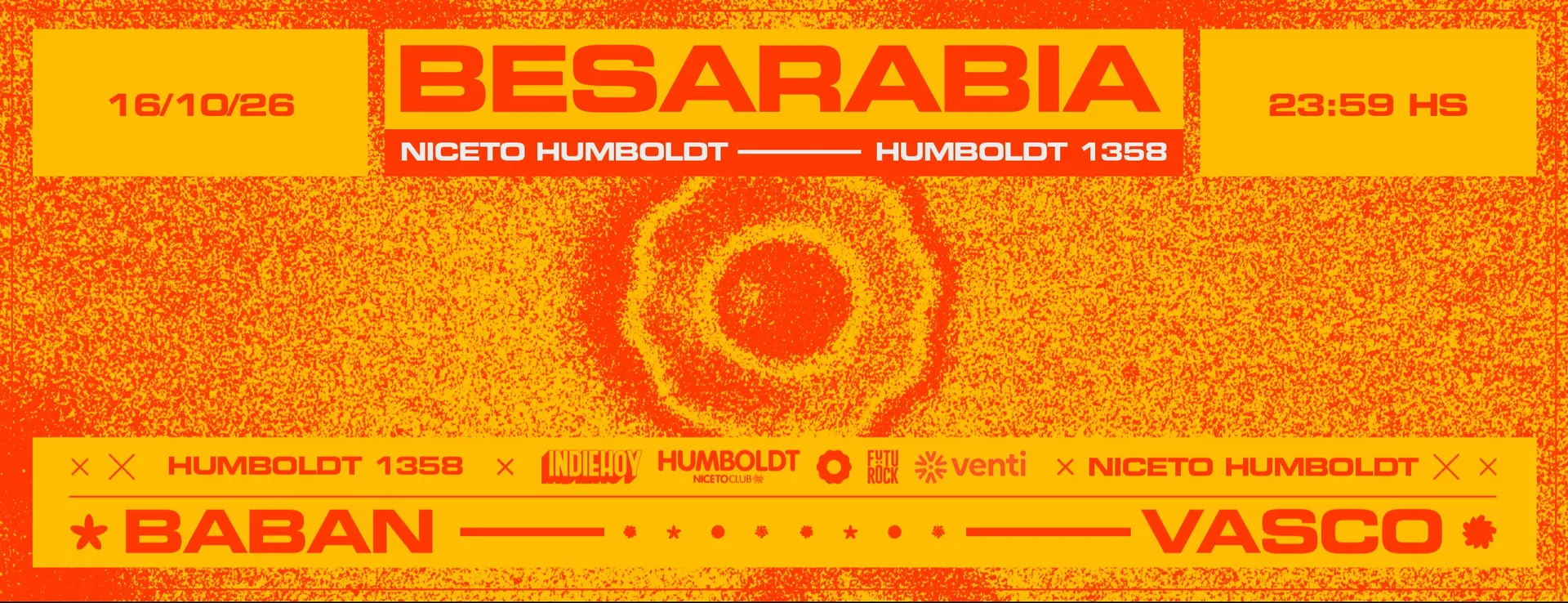 BESARABIA pres. BABAN & VASCO en Humboldt | Niceto Club