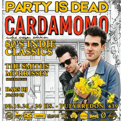 PARTY IS DEAD: CARDAMOMO INDIE VEGAN EDITION: 80´S INDIE CLASSICS !!