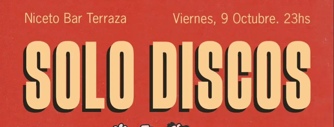 SOLO DISCOS | TERRAZA de Niceto Bar