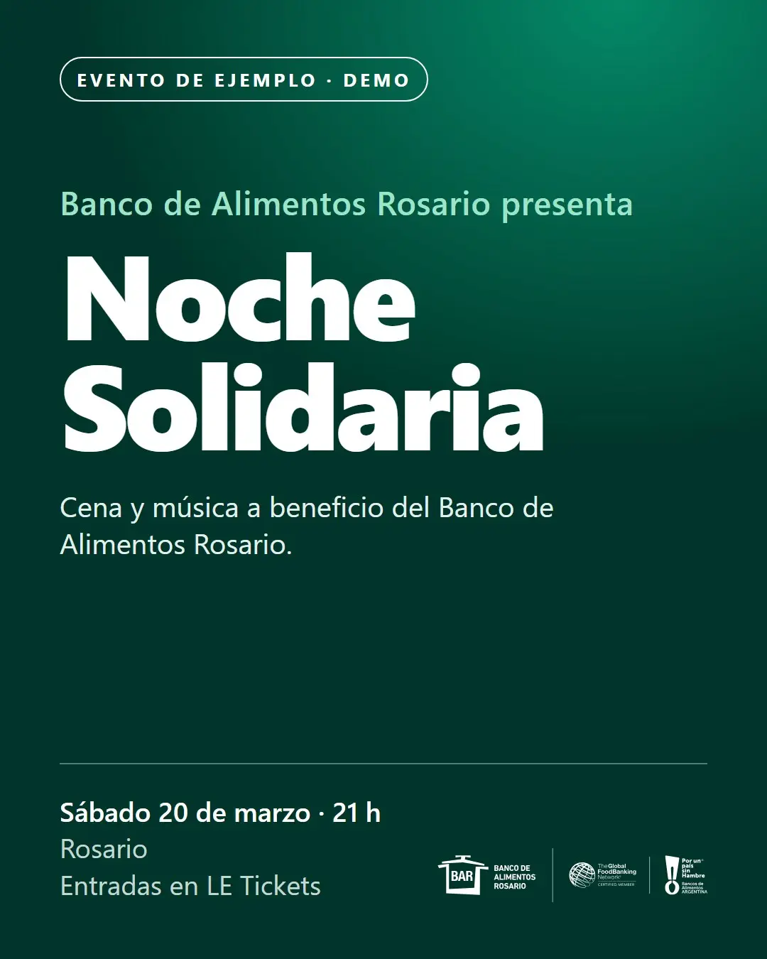 DEMO · Noche Solidaria