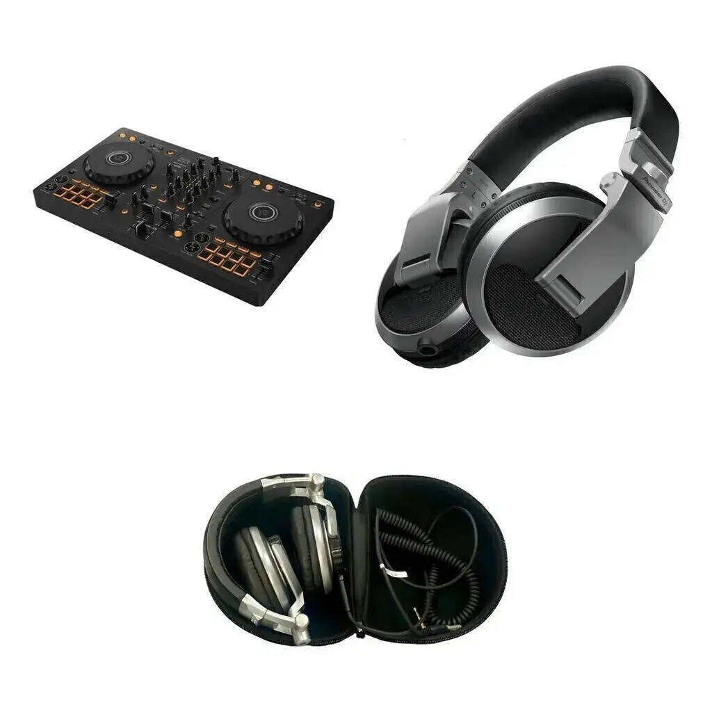 Kit Pioneer DJ · DDJ-FLX4 + auriculares HDJ-X5 + estuche