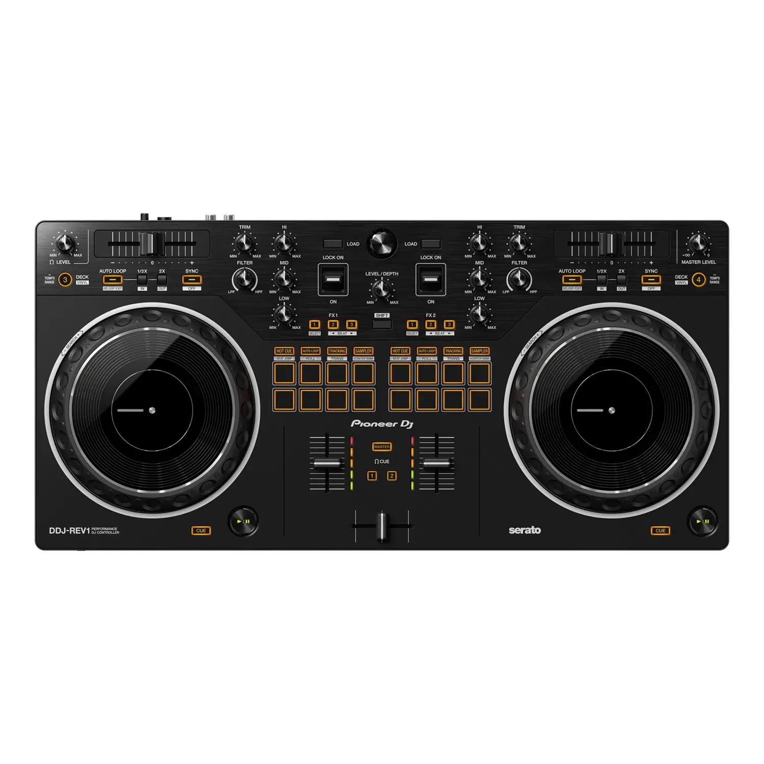 Pioneer DJ DDJ-REV1 · Controlador DJ de 2 canales estilo scratch