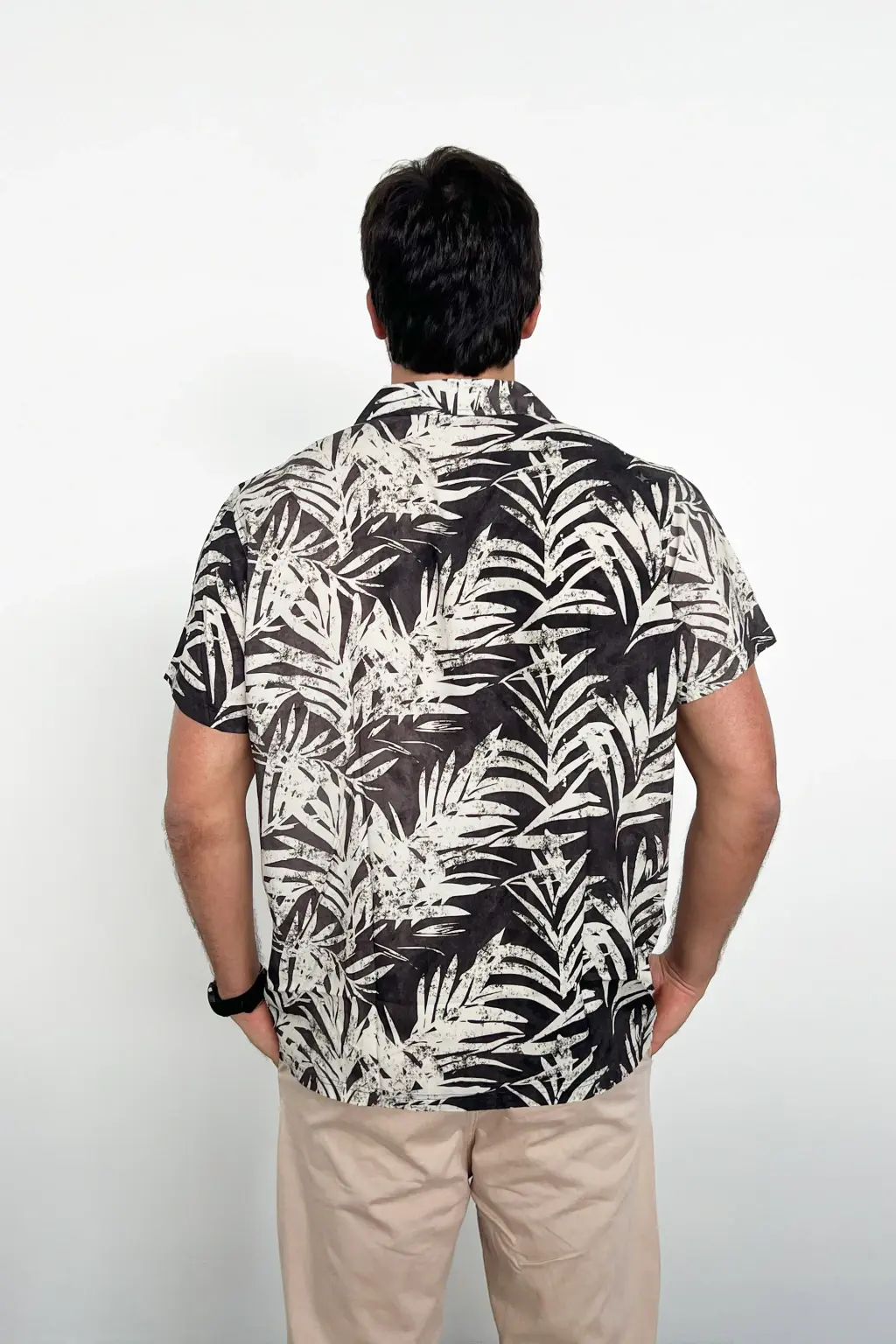 Rever Pass Camisa Honolulu · Manga corta estampada de rayón — imagen 3 de 3