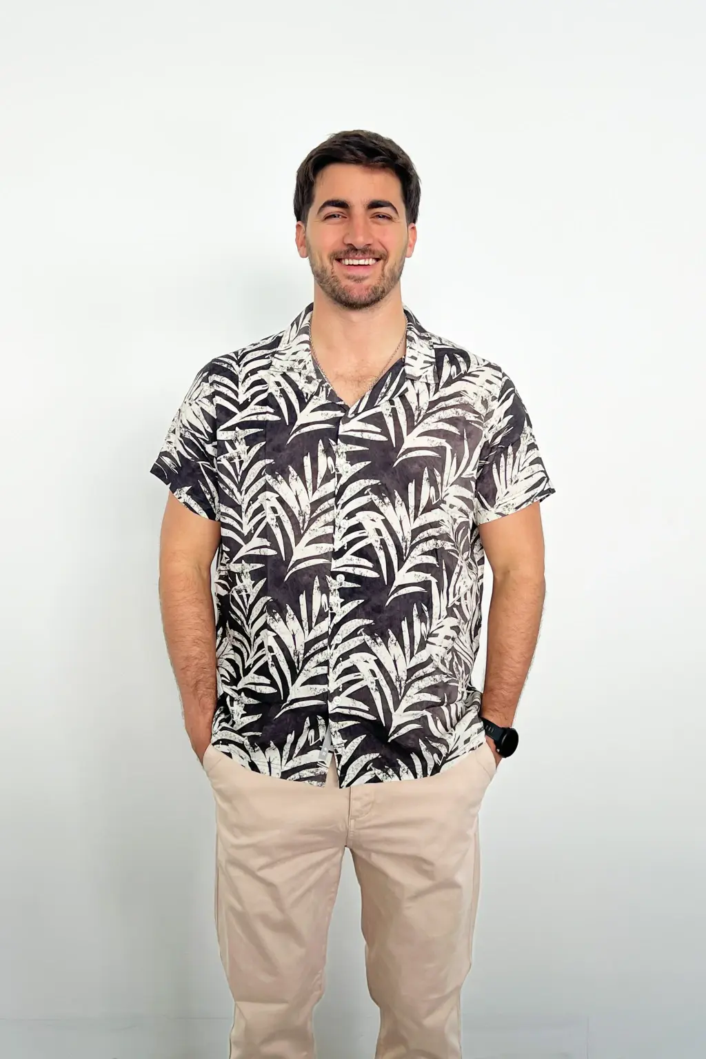 Rever Pass Camisa Honolulu · Manga corta estampada de rayón — imagen 2 de 3