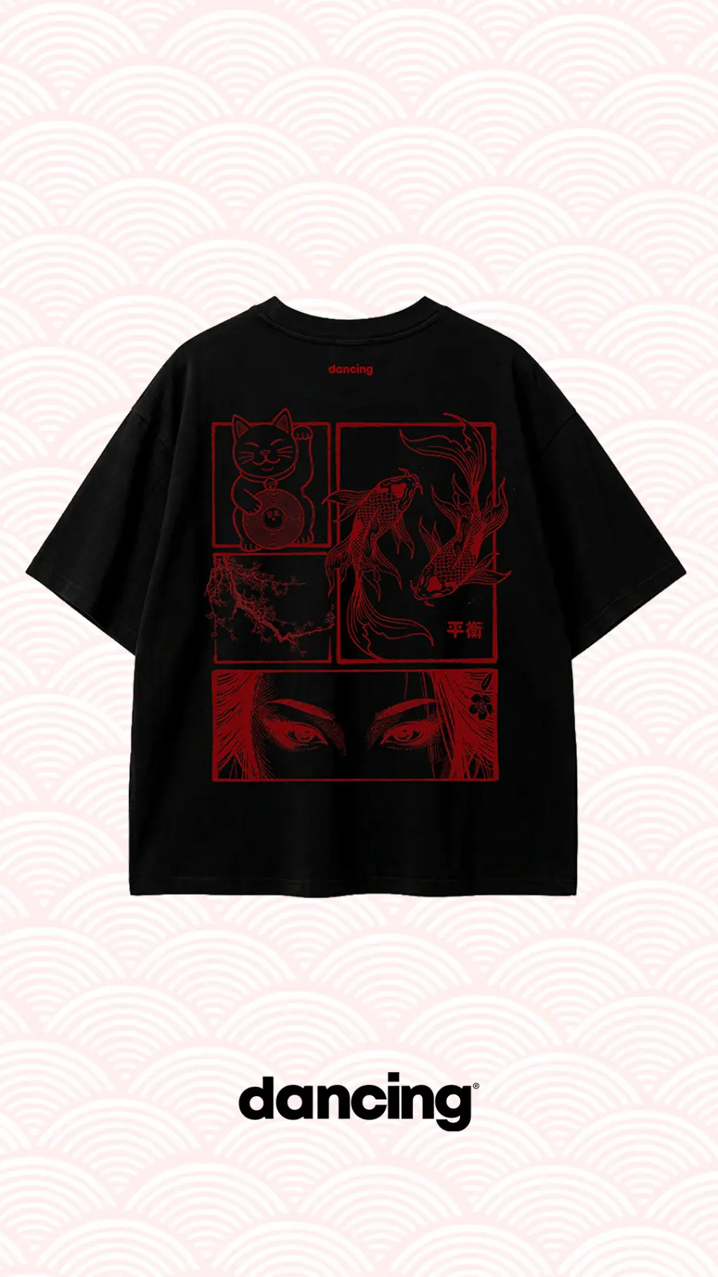 Remera Japón · Oversize de algodón