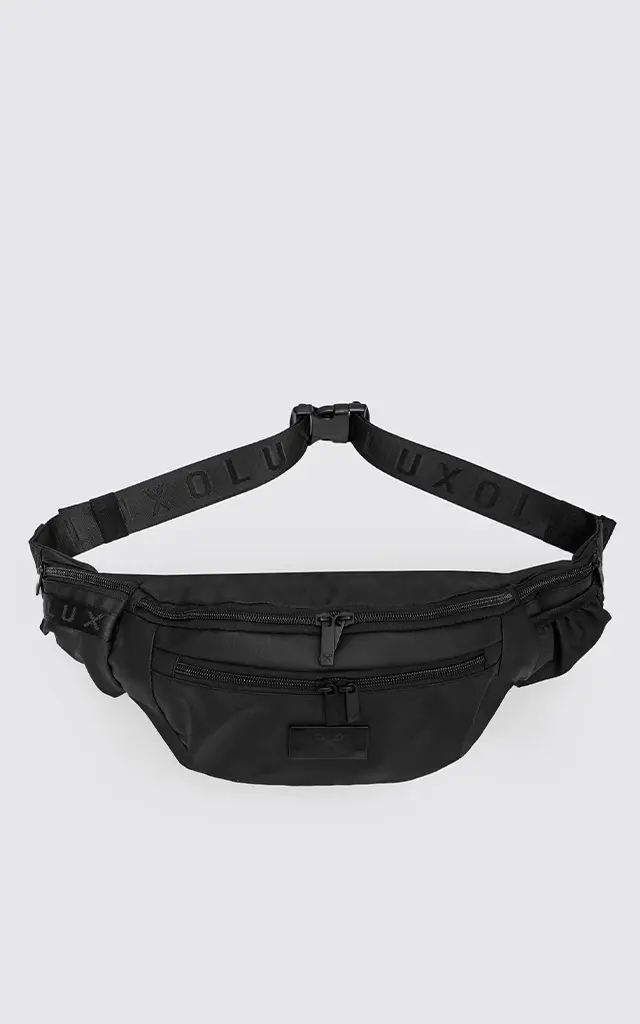 Bag Modular Multi-Pocket · Riñonera negra de cordura waterproof