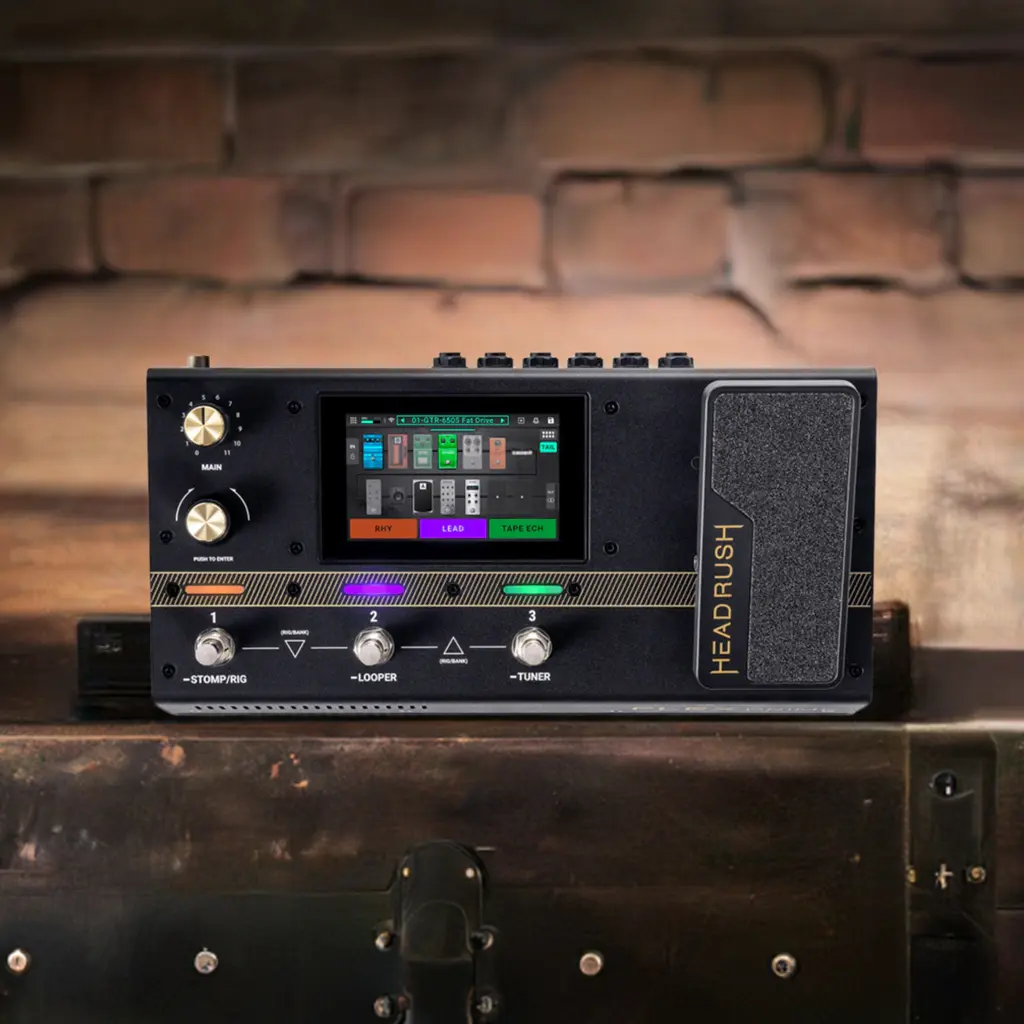 HeadRush Flex Prime · Pedalera multiefectos con pantalla táctil
