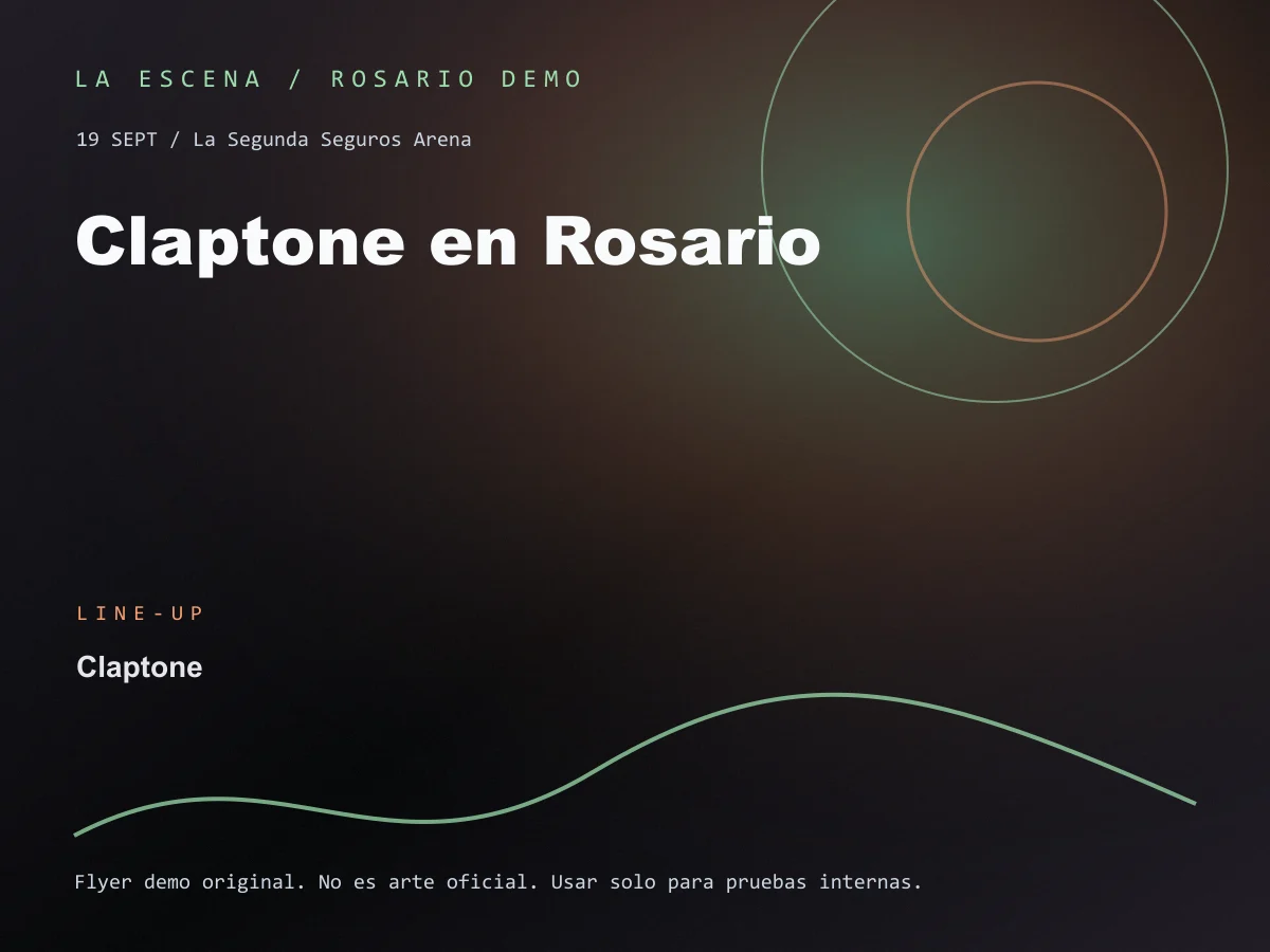 Claptone en Rosario