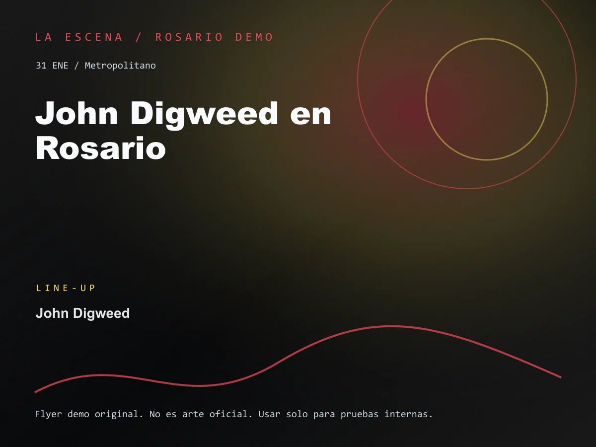 John Digweed en Rosario