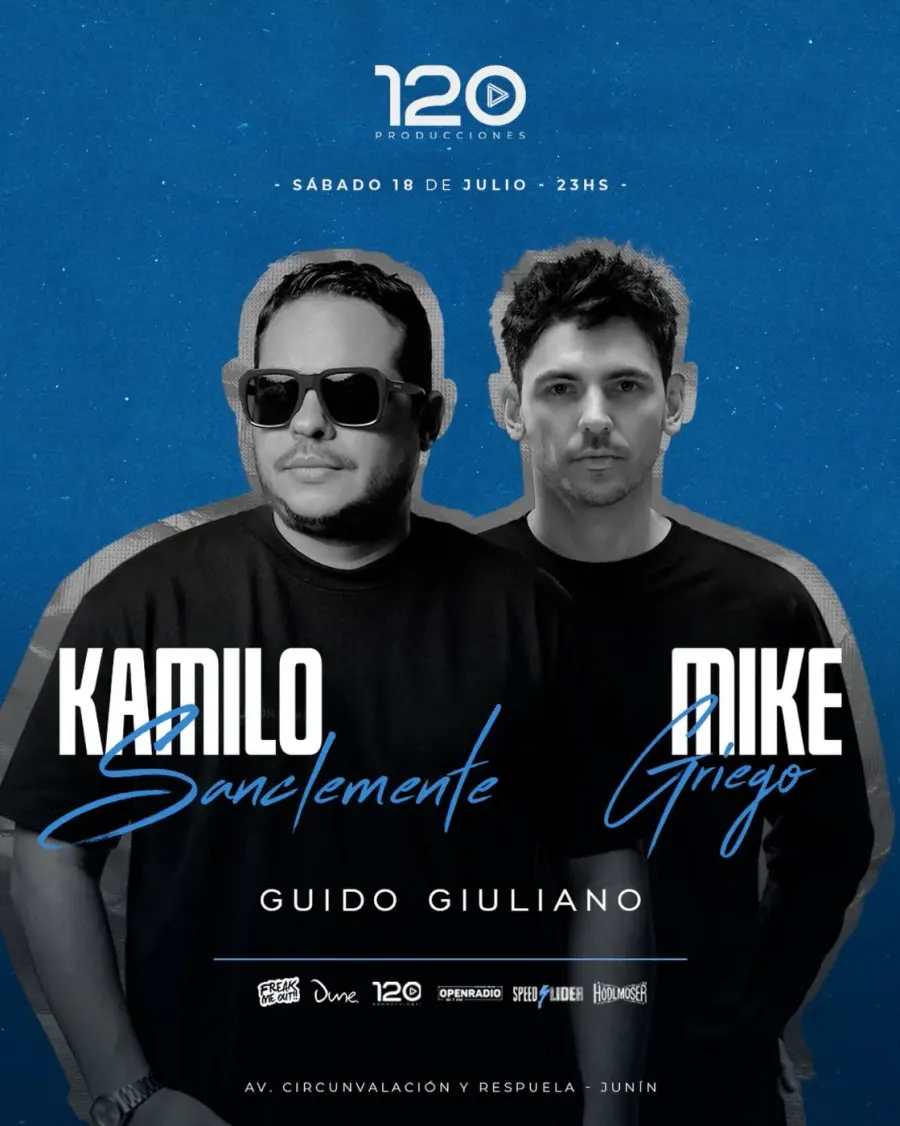 120 Producciones pres. Kamilo Sanclemente, Mike Griego y Guido Giuliano