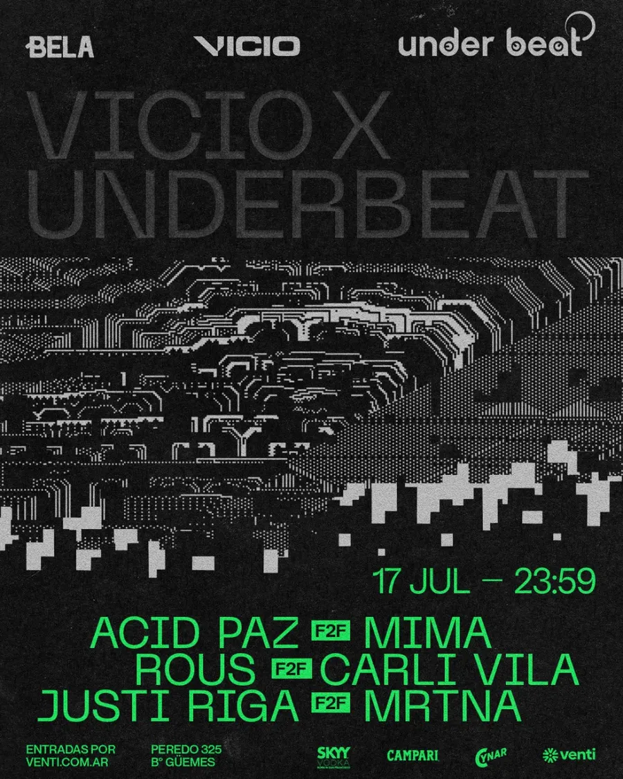 Acid Paz B2B Mima | Rous B2B Carli Vila | Justi Riga B2B Mrtna